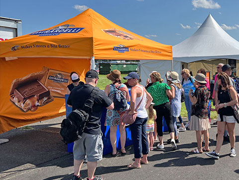 Ghirardelli S'mores Tour activation