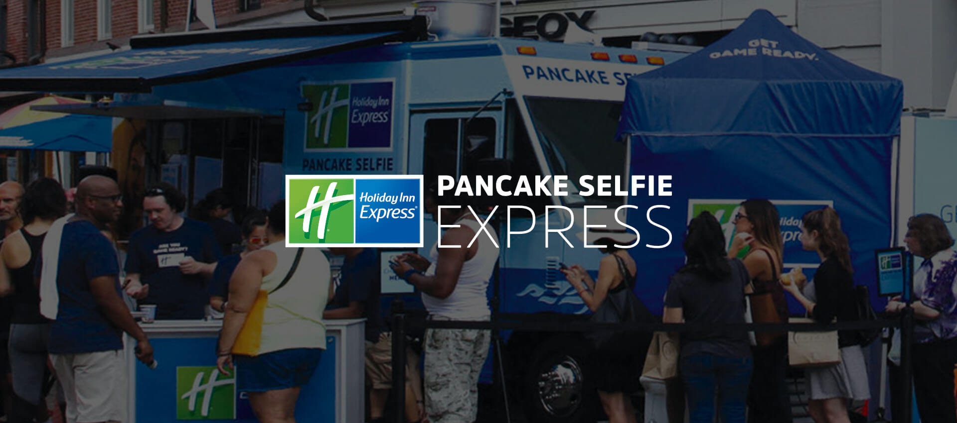 Holiday Inn Express Pancake Selfie